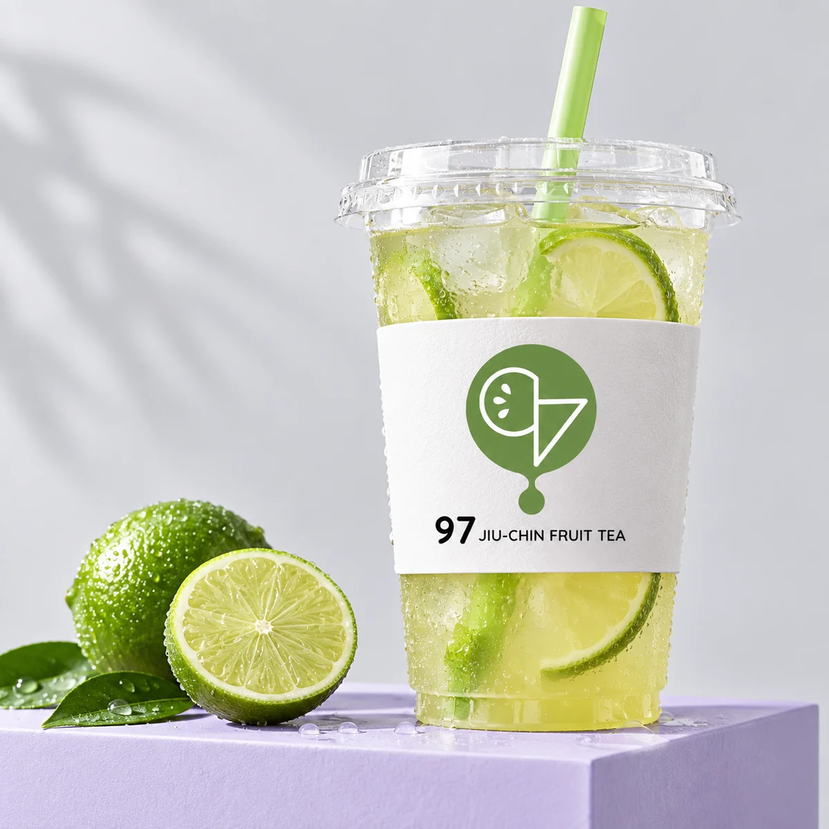 久柒果茶飲 97|識別設計提案|識別提案應用示意